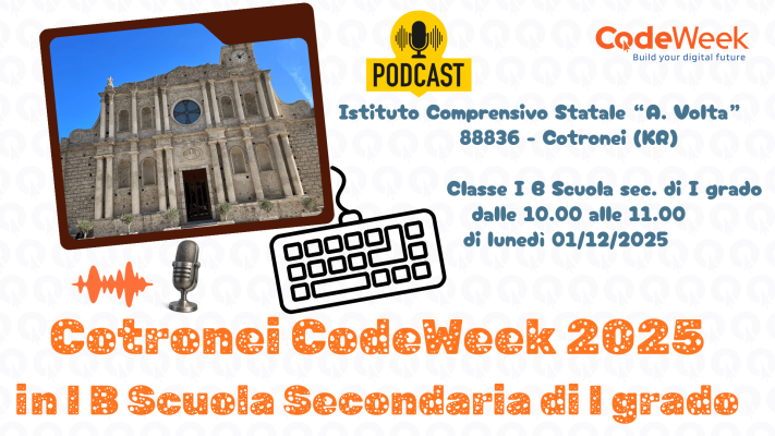 Cotronei CodeWeek in 1^B Scuola sec. di I Grado